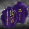 Minnesota Vikings 3D Hoodie - 8dbfcb6efb30