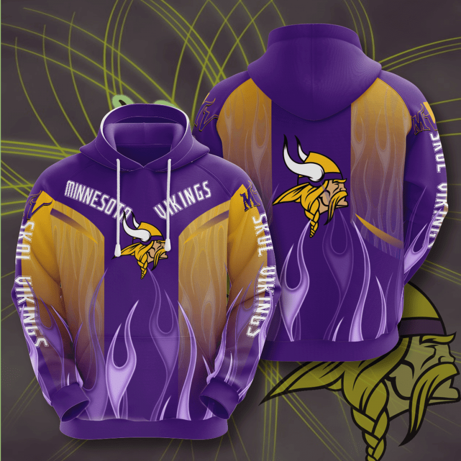 Minnesota Vikings 3D Hoodie - bf6897b11560 Minnesota Vikings 3D Hoodie - bf6897b11560