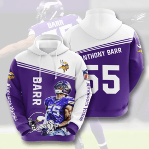 Minnesota Vikings 3D Hoodie - def58a7e419e