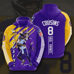 Minnesota Vikings 3D Hoodie - efa986976250