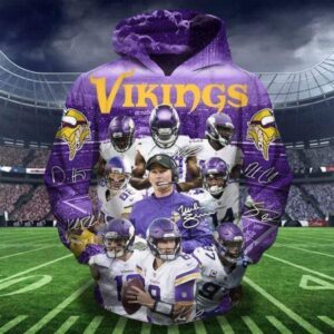 Minnesota Vikings 3D Printed Hoodie/Zipper Hoodie - 00c022f0f6b3