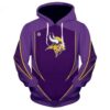 Minnesota Vikings 3D Printed Hoodie/Zipper Hoodie - 5eb712cffbef