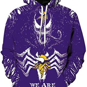 Minnesota Vikings 3D Printed Hoodie/Zipper Hoodie - 7f9b2d65efbd