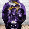 Minnesota Vikings 3D Printed Hoodie/Zipper Hoodie - 8f9c9e6343e4