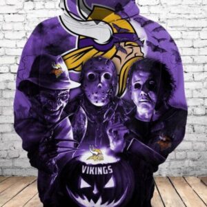 Minnesota Vikings 3D Printed Hoodie/Zipper Hoodie - 8f9c9e6343e4