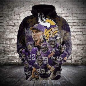 Minnesota Vikings 3D Printed Hoodie/Zipper Hoodie - be54a03c8b1e