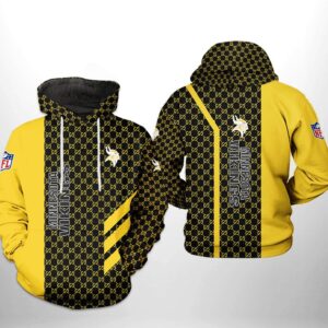 Minnesota Vikings NFL 3D Printed Hoodie/Zipper Hoodie - a69f9070d08e