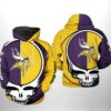 Minnesota Vikings NFL Grateful Dead 3D Printed Hoodie/Zipper Hoodie - eaaa8d868e4a