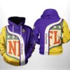 Minnesota Vikings NFL Team 3D Printed Hoodie/Zipper Hoodie - 46571377000f