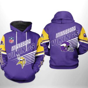 Minnesota Vikings NFL Team 3D Printed Hoodie/Zipper Hoodie - 4d664a0d93d8