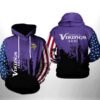 Minnesota Vikings NFL Team US 3D Printed Hoodie/Zipper Hoodie - d4f9f5f1c755