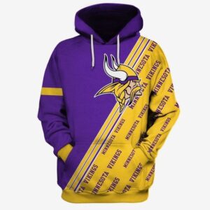 Minnesota Vikings Ncaa Football Many Logo 3D Hoodie For Men For Women Minnesota Vikings All Over Printed Hoodie. Minnesota Vikings 3D Full Printing Shirt - a70dcfc95d16