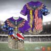 Minnesota Vikings Nfl Baseball Jersey Shirt
