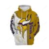 Minnesota Vikings Nfl Football Gold 3d Hoodie For Men For Women Minnesota Vikings All Over Printed Hoodie. Minnesota Vikings 3d Full Printing Shirt - aac77d287a6a