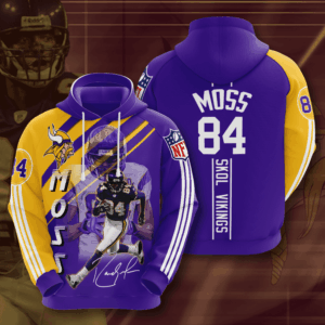 Minnesota Vikings Randy Moss 3D Hoodie Sweatshirt For Fans Men Women All Over Printed Hoodie - a16ce1e96a04