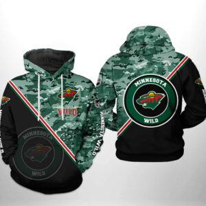 Minnesota Wild NHL Camo Team 3D Printed Hoodie/Zipper Hoodie - 6fe8914be6cf
