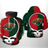 Minnesota Wild NHL Grateful Dead 3D Printed Hoodie/Zipper Hoodie (Copy) - 5ec37b0e0318