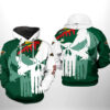 Minnesota Wild NHL Team Skull 3D Printed Hoodie/Zipper Hoodie - bf32c01f8738