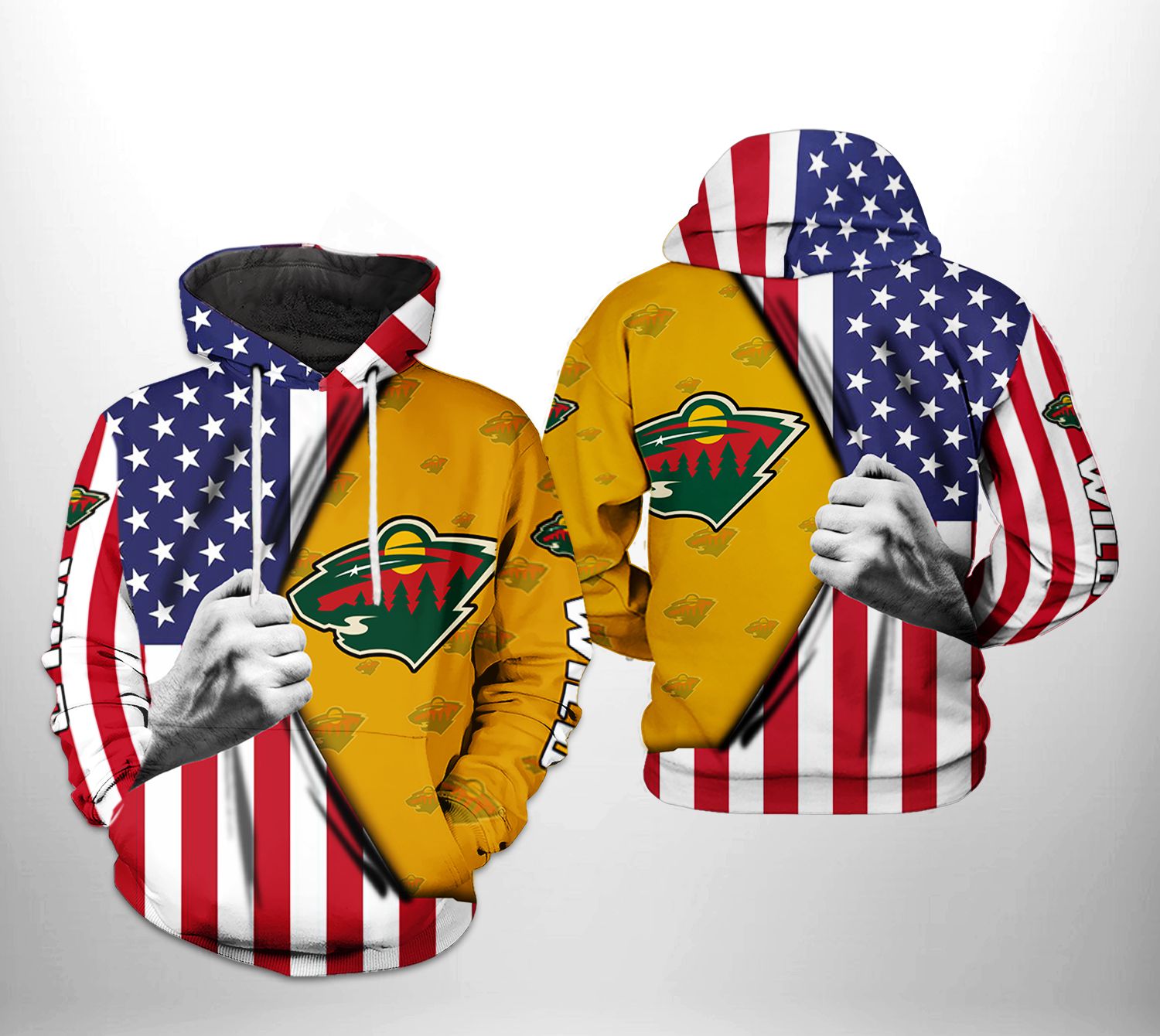 Minnesota Wild NHL US FLag 3D Printed Hoodie/Zipper Hoodie - 8e40cc6983c8 Minnesota Wild NHL US FLag 3D Printed Hoodie/Zipper Hoodie - 8e40cc6983c8