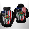 Minnesota Wild NHL US FLag Team 3D Printed Hoodie/Zipper Hoodie - 5086324eb1a3
