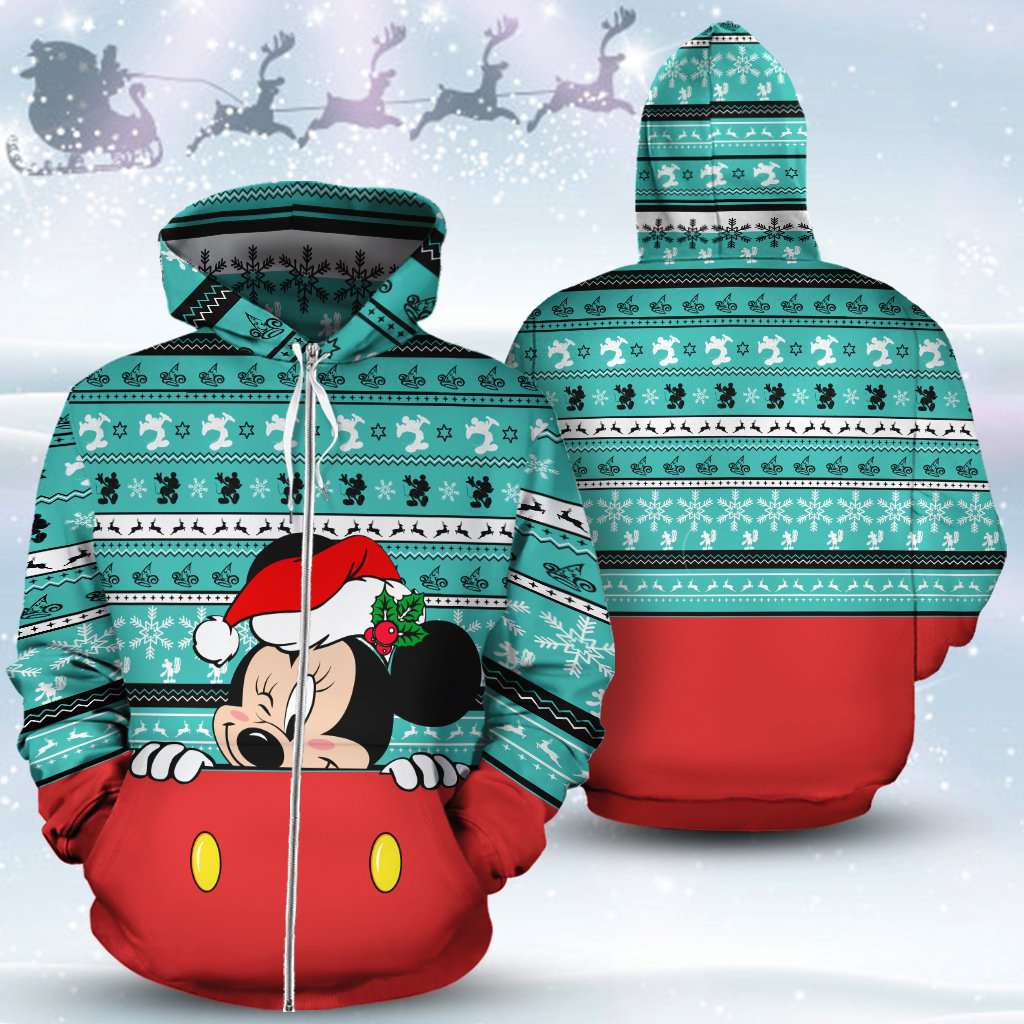 Minnie Cute Hide And Seek 3D Printed Hoodie/Zipper Hoodie - 35778225ad3a Minnie Cute Hide And Seek 3D Printed Hoodie/Zipper Hoodie - 35778225ad3a
