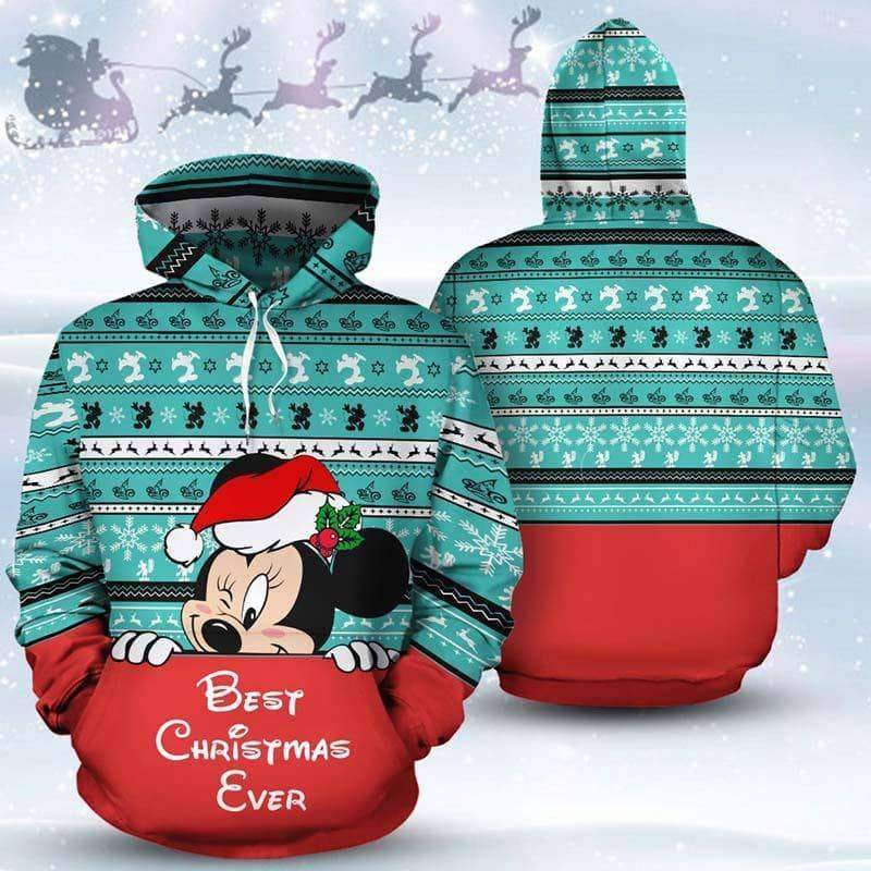 Minnie Cute Hide And Seek Best Christmas Ever 3D Printed Hoodie/Zipper Hoodie - 4f9dc0bfa386 Minnie Cute Hide And Seek Best Christmas Ever 3D Printed Hoodie/Zipper Hoodie - 4f9dc0bfa386