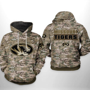 Missouri Tigers NCAA Camo Veteran 3D Printed Hoodie/Zipper Hoodie - d4a8ae36ad58