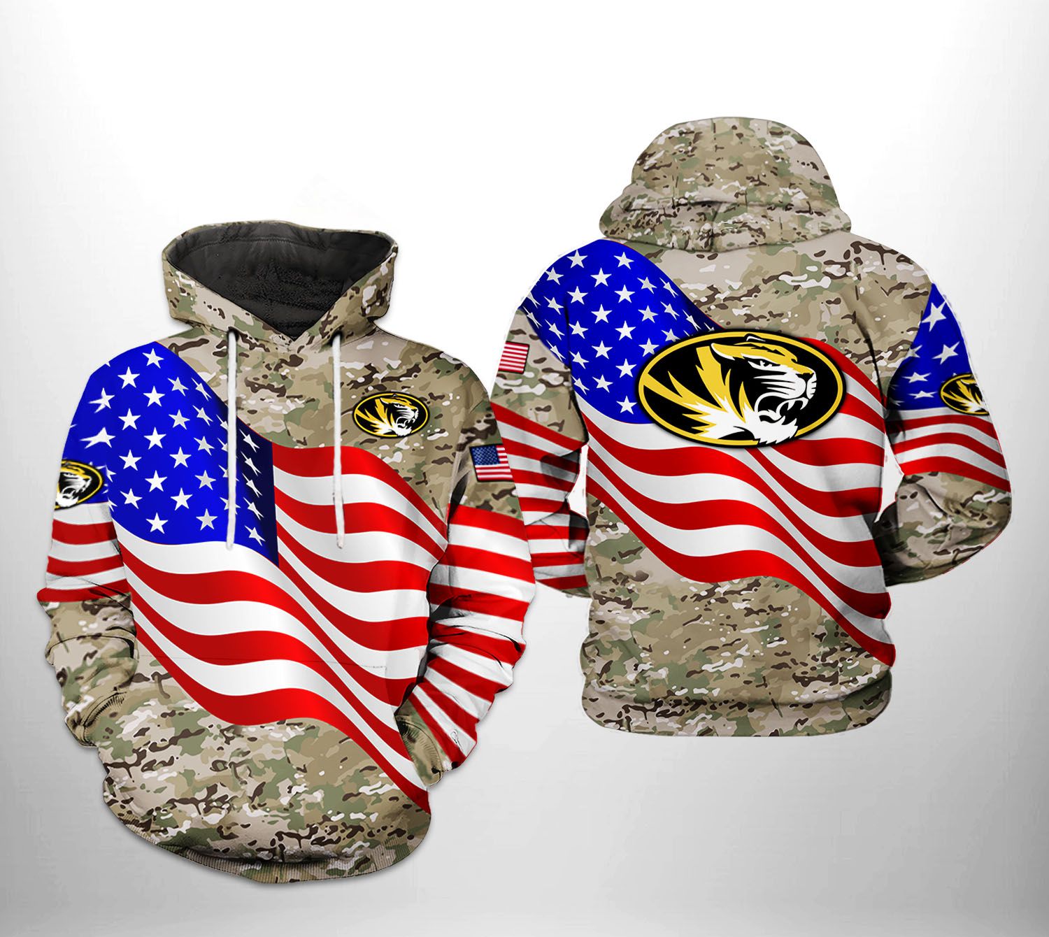 Missouri Tigers NCAA US Flag Camo Veteran 3D Printed Hoodie/Zipper Hoodie - ec7fd00b720c Missouri Tigers NCAA US Flag Camo Veteran 3D Printed Hoodie/Zipper Hoodie - ec7fd00b720c