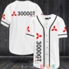Mitsubishi 3000Gt Vr-4 White Baseball Jersey