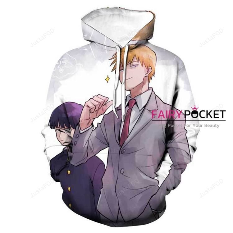 Mob Psycho 100 Arataka Reigen Shigeo Kageyama 3D Hoodie For Men Women All Over 3D Printed Hoodie - 4c7370bf9b74 Mob Psycho 100 Arataka Reigen Shigeo Kageyama 3D Hoodie For Men Women All Over 3D Printed Hoodie - 4c7370bf9b74