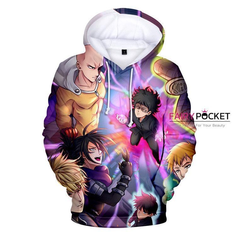 Mob Psycho 100 One Punch Man 3D Hoodie For Men Women All Over 3D Printed Hoodie - 20f34ece2347 Mob Psycho 100 One Punch Man 3D Hoodie For Men Women All Over 3D Printed Hoodie - 20f34ece2347