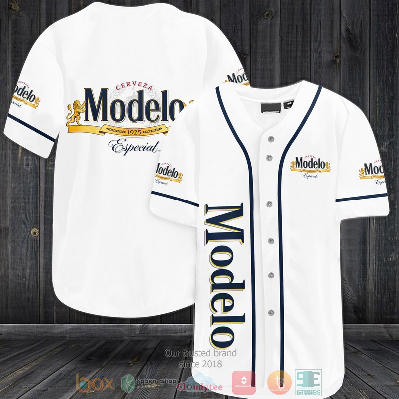 Modelo Especial White Baseball Jersey Modelo Especial White Baseball Jersey