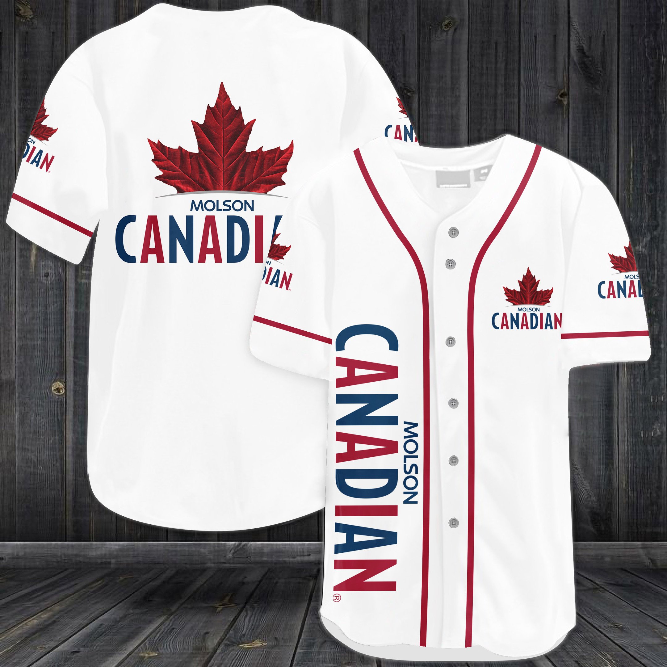 Molson Canadian Baseball Jersey Molson Canadian Baseball Jersey