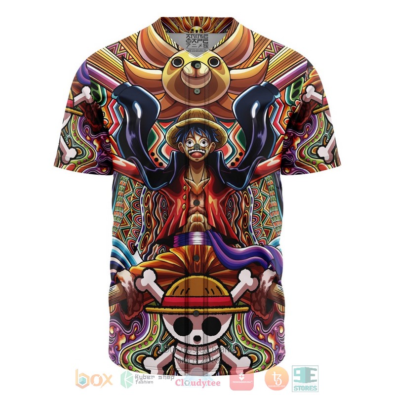 Monkey D Luffy One Piece Baseball Jersey Monkey D Luffy One Piece Baseball Jersey