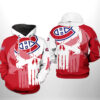 Montr?al Canadiens NHL Team Skull 3D Printed Hoodie/Zipper Hoodie - 14856f293db7