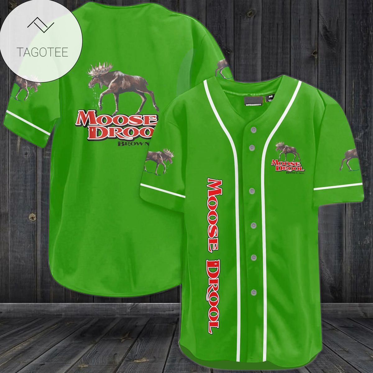 Moose Drool Brown Ale Baseball Jersey Shirt Moose Drool Brown Ale Baseball Jersey Shirt