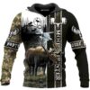 Moose Hunter Pullover And Zippered Hoodies Custom 3D Moose Hunter Graphic Printed 3D Hoodie All Over Print Hoodie For Men For Women - 5266b6d9d911