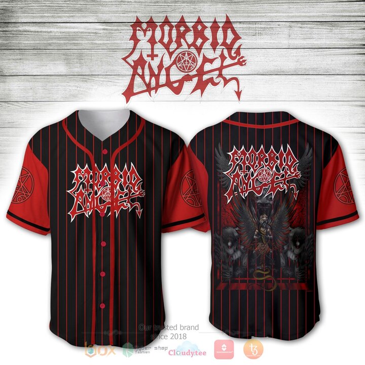 Morbid Angel Band Baseball Jersey Shirt Morbid Angel Band Baseball Jersey Shirt