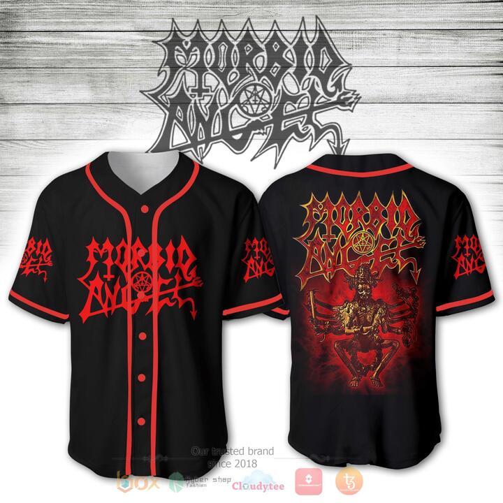 Morbid Angel Baseball Jersey Shirt Morbid Angel Baseball Jersey Shirt