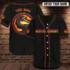 Mortal Kombat Baseball Jersey Custom Name