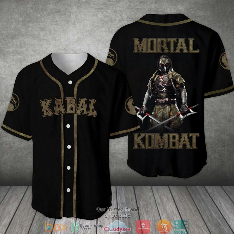 Mortal Kombat Kabal Baseball Jersey Mortal Kombat Kabal Baseball Jersey
