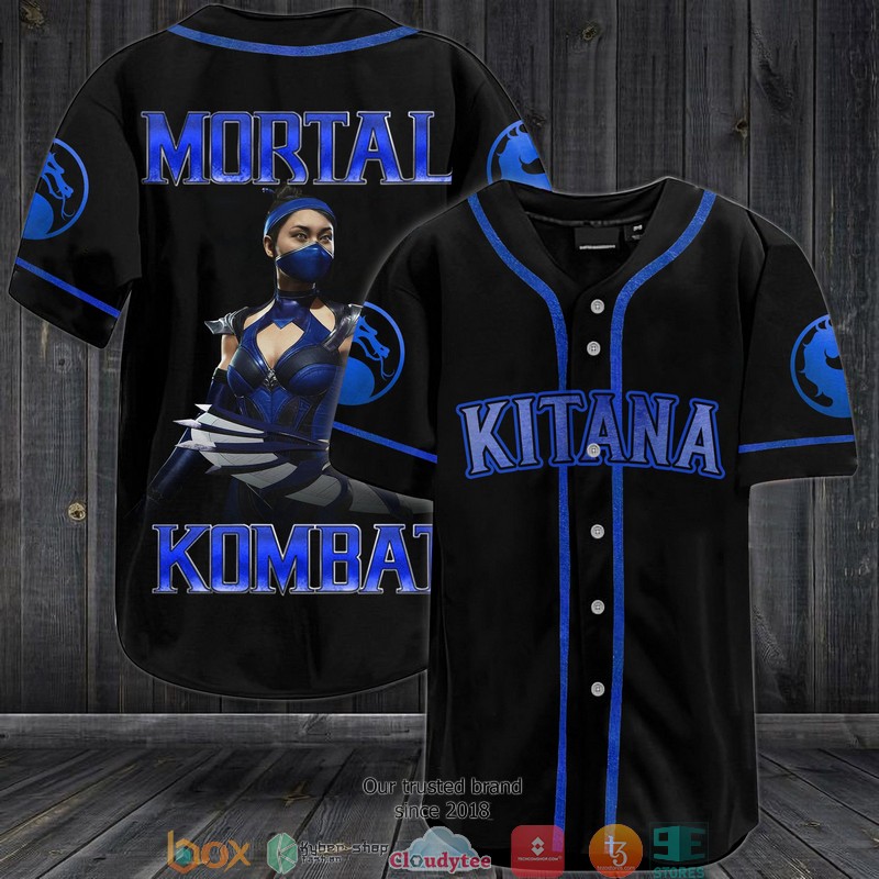 Mortal Kombat Kitana Baseball Jersey Mortal Kombat Kitana Baseball Jersey