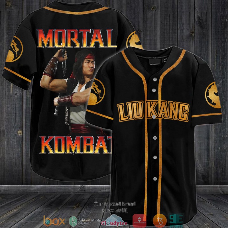 Mortal Kombat Liu Kang Baseball Jersey Mortal Kombat Liu Kang Baseball Jersey