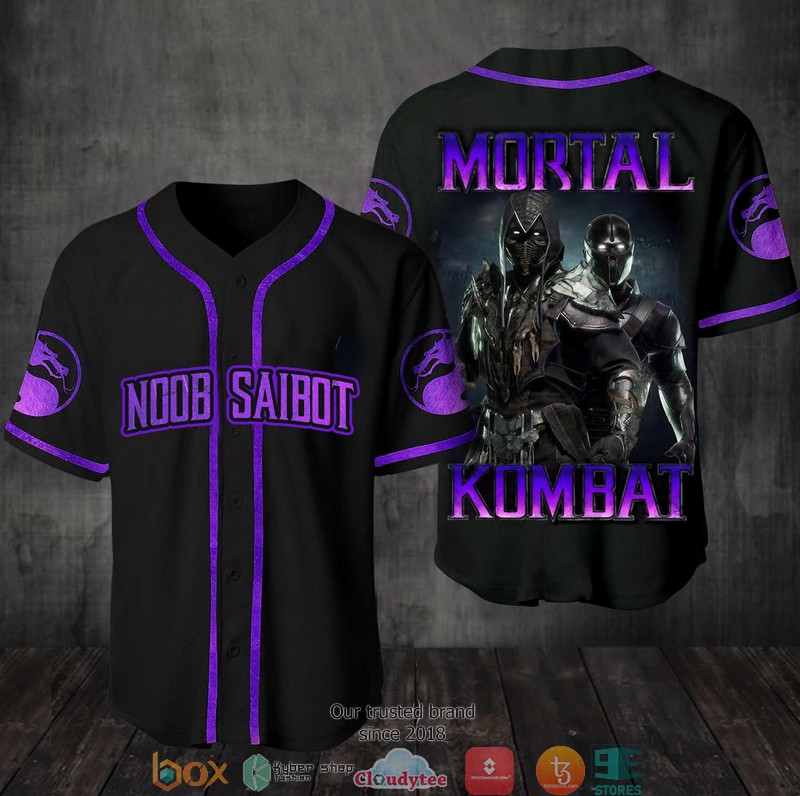 Mortal Kombat Noob Saibot Baseball Jersey Mortal Kombat Noob Saibot Baseball Jersey