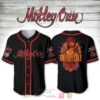 Mötley Crüe Heavy Metal Baseball Jersey Shirt