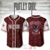 Mötley Crüe Skull Baseball Jersey Shirt