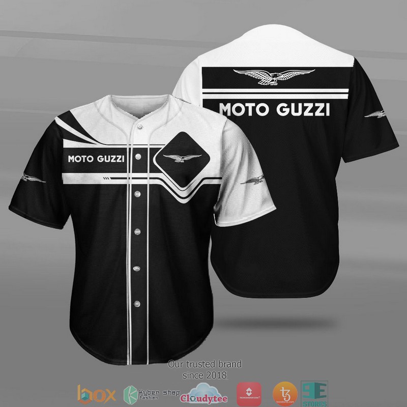 Moto Guzzi Car Motor Baseball Jersey Moto Guzzi Car Motor Baseball Jersey