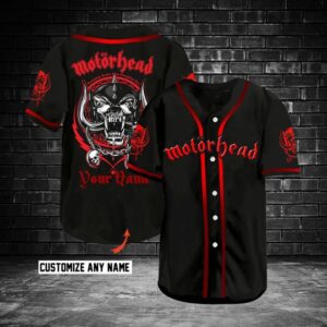 Motorhead Custom Name Baseball Jersey Shirt