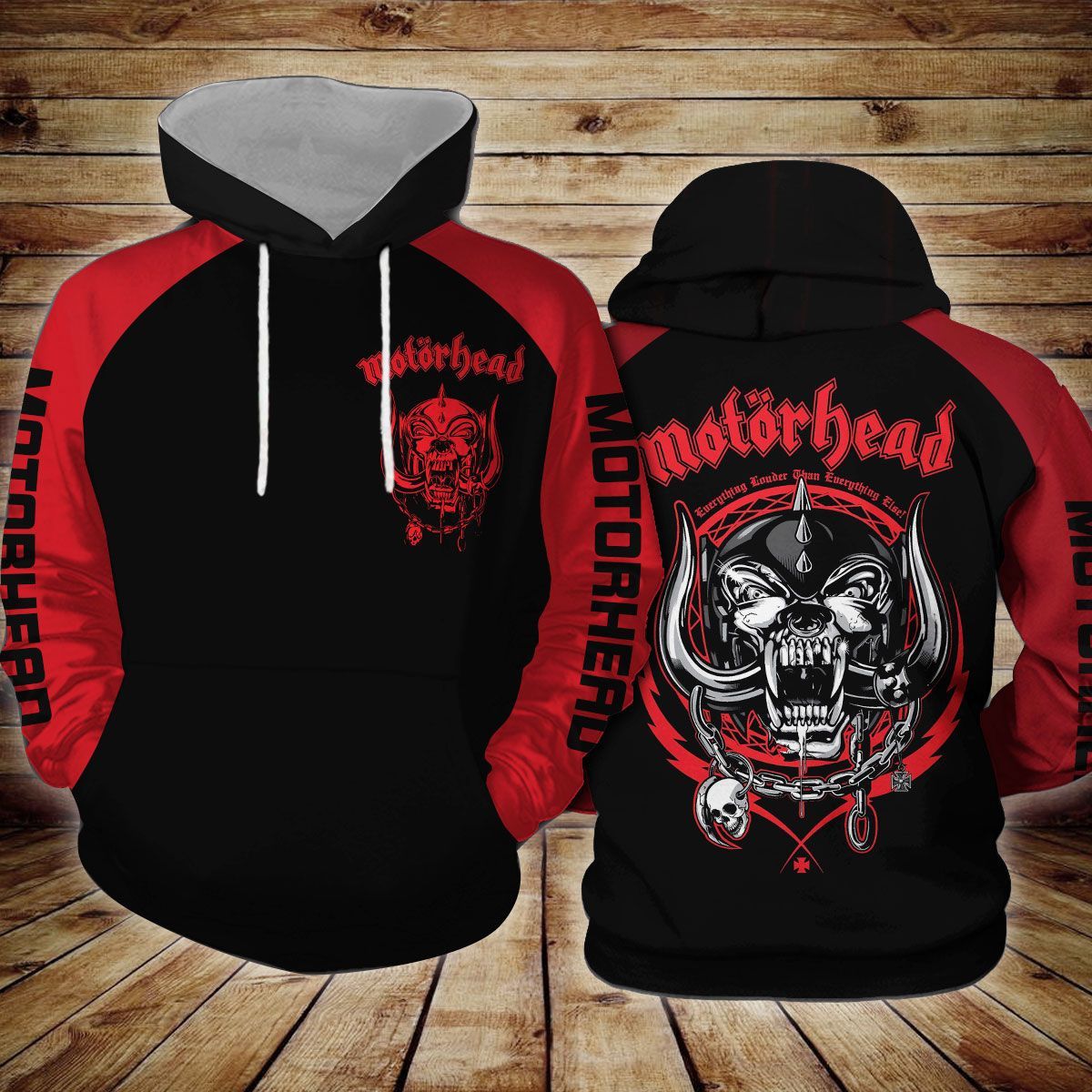 Motorhead Rock Band 3D Hoodies Motorhead Rock Band 3D Hoodies