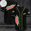 Mountain Dew Baseball Jersey Shirt